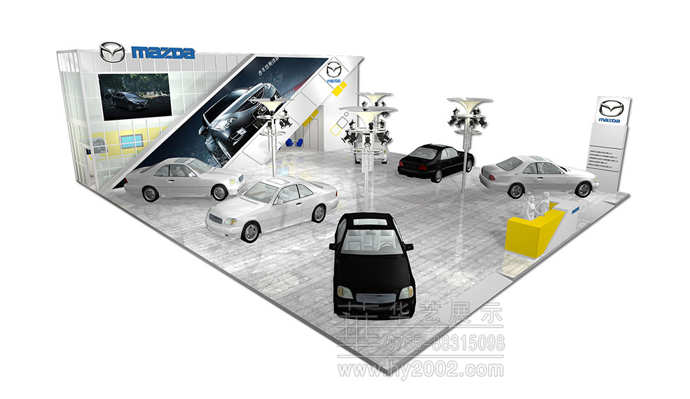 2010深圳秋季汽車展馬自達展臺設(shè)計效果圖 深圳秋季汽車展,馬自達展臺設(shè)計效果圖,展臺設(shè)計